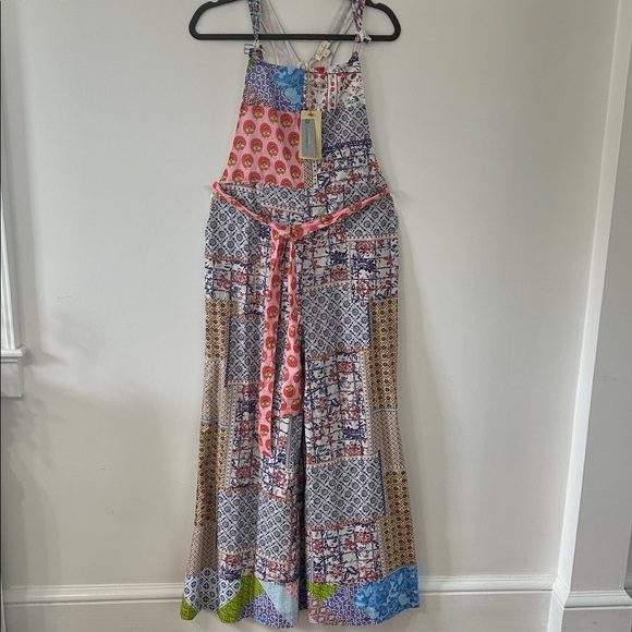 Anthropologie Pants - Anthropologie Letmebe Overalls Women’s Medium Patchwork Bohemian Jumper NWT